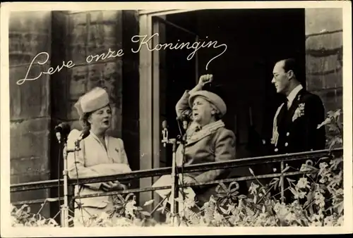 Ak Prinzessin Wilhelmina der Niederlande, Inthronisation, Juliana, Bernhard, 4. Sept. 1948