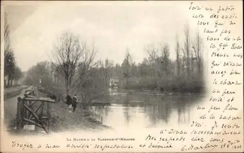 Ak La Varenne Saint Hilaire Val de Marne, La Marne, Uferpartie