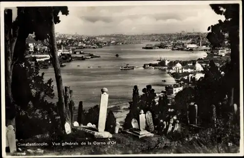 Ak Konstantinopel Istanbul Türkei, Vue générale de la Corne d'Or, Goldenes Horn