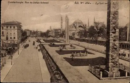 Ak Konstantinopel Istanbul Türkei, Parc du Sultan Achmed