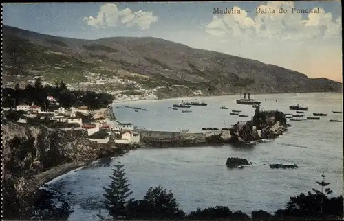 Ak Funchal Insel Madeira Portugal, Bahia do Funchal