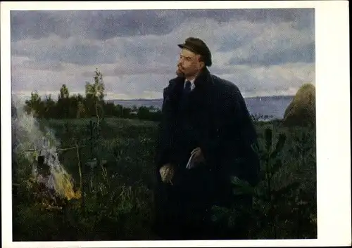 Künstler Ak Kukryniksy, M. V, V. I. Lenin in Razliv, Sowjet. Propaganda, Sozialistischer Realismus