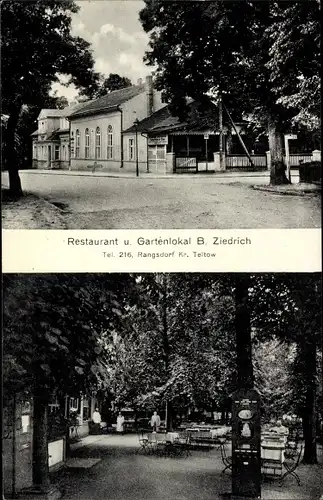 Ak Rangsdorf in Brandenburg, Restaurant