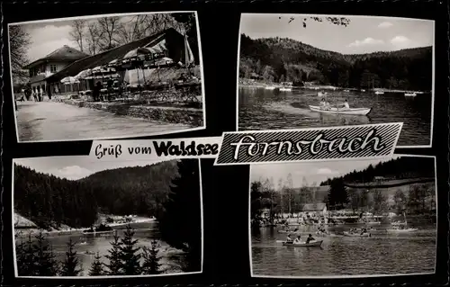 Ak Fornsbach Murrhardt in Württemberg, Waldsee, Cafe Restaurant