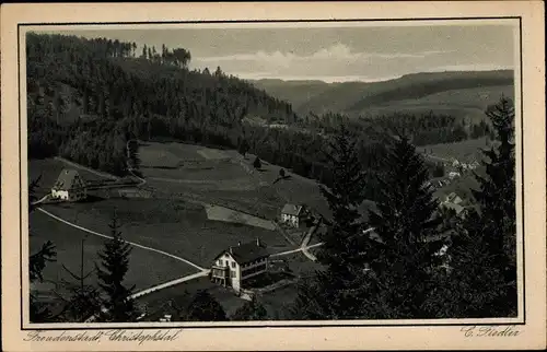 Ak Freudenstadt im Nordschwarzwald, Christophstal, Vogelschau, Fotograf C. Fiedler