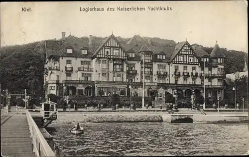 Ak Kiel in Schleswig Holstein, Logierhaus des Kaiserlichen Yachtklubs