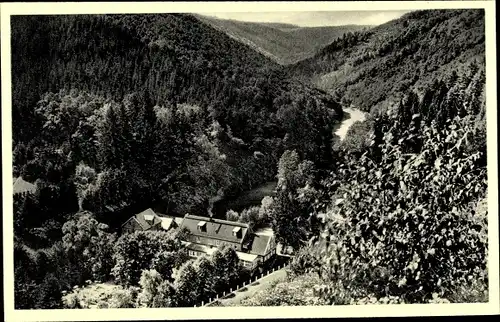 Ak Reckhammer Priorei Hagen, Blick auf das Einkehr Fremdenheim im Tal