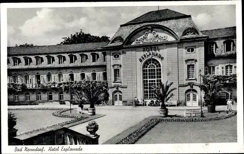 Ak Bad Nenndorf an der Weser, Hotel Esplanade