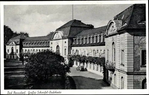 Ak Bad Nenndorf an der Weser, Großes Schwefel Badehaus