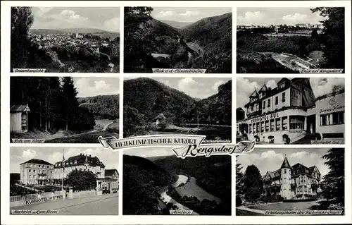 Ak Rengsdorf im Westerwald, Gesamtansicht, Kurhotel Zum Stern, Erholungsheim, Hotel Eul