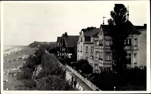 Foto Ak Ostseebad Bansin Heringsdorf auf Usedom, Strandpromenade, Pension Runge