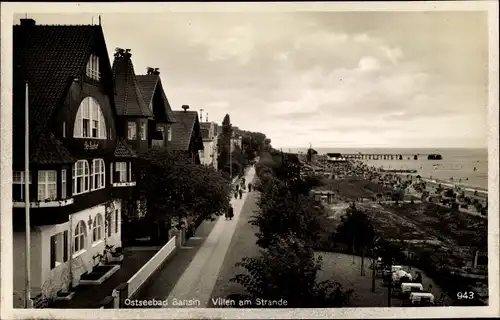 Ak Ostseebad Bansin Heringsdorf auf Usedom, Villen am Strande