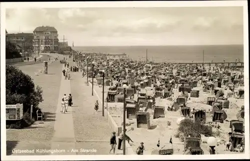 Ak Ostseebad Kühlungsborn, Am Strande