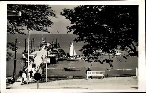 Foto Ak Ostseebad Kühlungsborn, Seebrücke