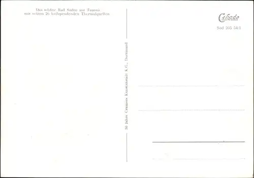 Ak Bad Soden am Taunus Hessen, Inhalatorium