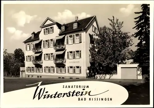 Ak Bad Kissingen Unterfranken Bayern, Sanatorium Winterstein