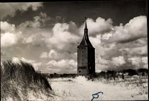 Ak Nordseebad Wangerooge in Ostfriesland, Westturm, Jugendherberge