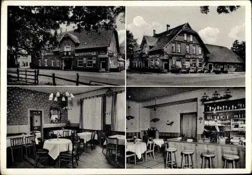 Ak Nenndorf Rosengarten Niedersachsen, Meyers Gasthaus Zum Lindenhof