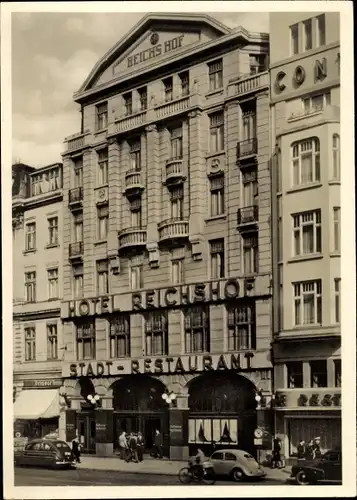 Ak Hamburg Altstadt, Hotel Reichshof, Restaurant
