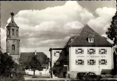 Ak Denzlingen im Breisgau, Gasthof zum Rebstock, genannt Stube