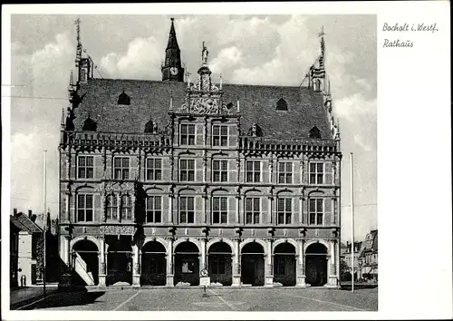 Ak Bocholt im Münsterland, Rathaus