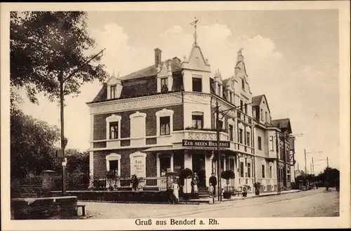 Ak Bendorf am Rhein, Gasthof zur neuen Brauerei