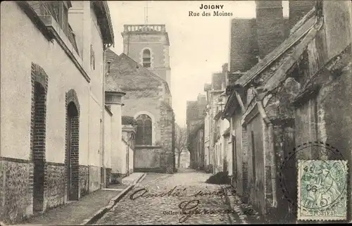 Ak Joigny Yonne, Rue des Moines