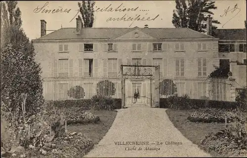 Ak Villecresnes Val-de-Marne, Le Chateau