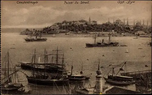 Ak Konstantinopel Istanbul Türkei, Pointe du Serail