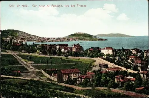 Ak Büyükada Prinkipo Prinzeninseln Konstantinopel Istanbul Türkei, Halki