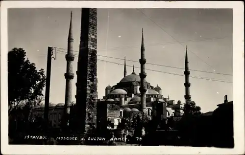 Foto Ak Konstantinopel Istanbul Türkei, Mosquée du Sultan Ahmet