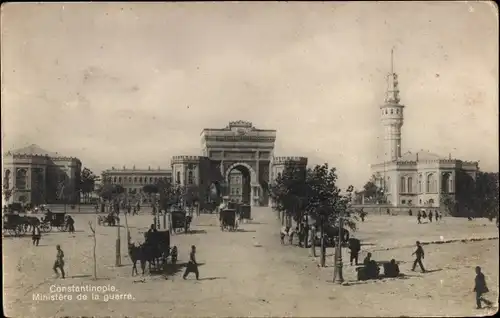 Ak Konstantinopel Istanbul Türkei, Ministere de la guerre, Minarett