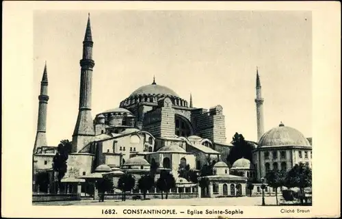 Ak Konstantinopel Istanbul Türkei, Eglise Sainte Sophie