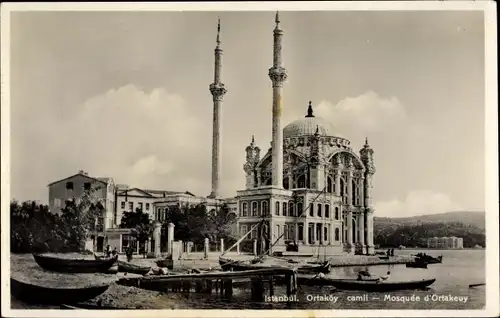 Ak Konstantinopel Istanbul Türkei, Ortaköy camii, Mosquée d'Ortakeuy