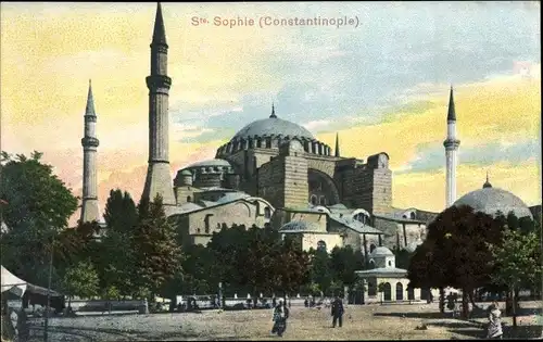 Ak Konstantinopel Istanbul Türkei, Mosquée Ste. Sophie