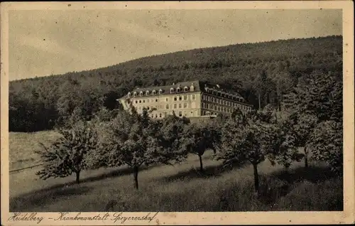 Ak Heidelberg am Neckar, Krankenanstalt Speyerershof