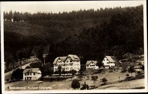 Ak Baiersbronn im Schwarzwald, Kurhaus Schönblick