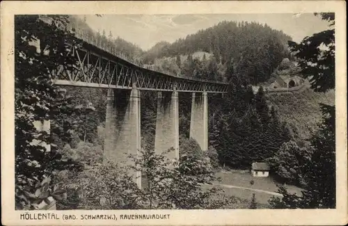 Ak Breitnau im Schwarzwald, Höllental, Ravenna Viadukt