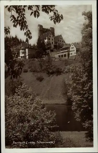 Ak Berneck Altensteig im Schwarzwald, Teilansicht