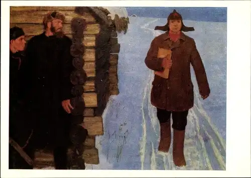 Künstler Ak Kugach, Sozialistischer Realismus, UdSSR