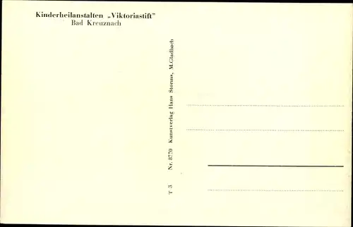 Ak Bad Kreuznach in Rheinland Pfalz, Kinderheilanstalt Viktoriastift, Gradierwerk 