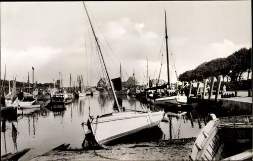 Ak Wyk auf Föhr Nordfriesland, Hafen