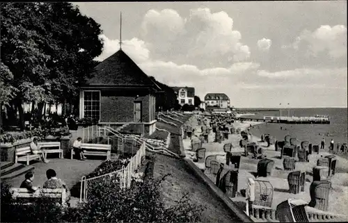 Ak Wyk auf Föhr in Nordfriesland, Kurpromenade