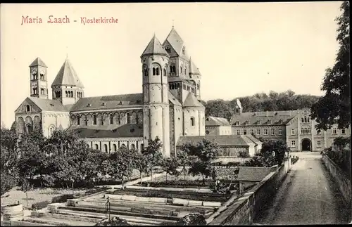 Ak Glees in der Eifel, Abtei Maria Laach, Klosterkirche