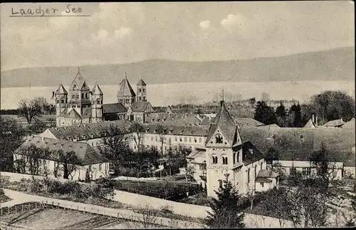 Ak Glees in der Eifel, Kloster Maria Laach, Laacher See