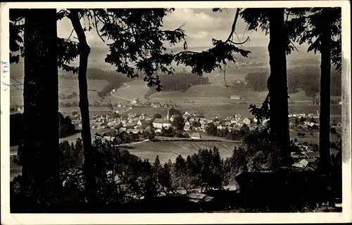 Ak Weiler Simmerberg im Allgäu, Panorama