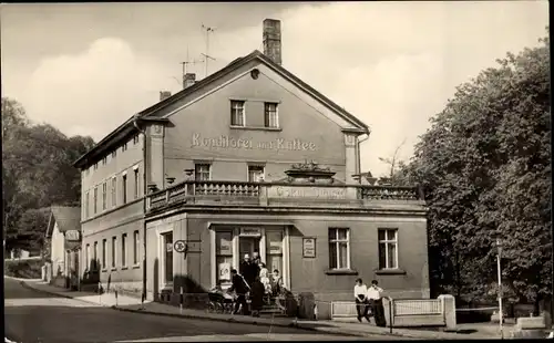 Ak Bad Sulza in Thüringen, Café Schmidt