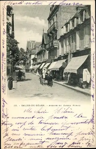 Ak Salies de Béarn Pyrénées Atlantiques, Avenue du Jardin Public