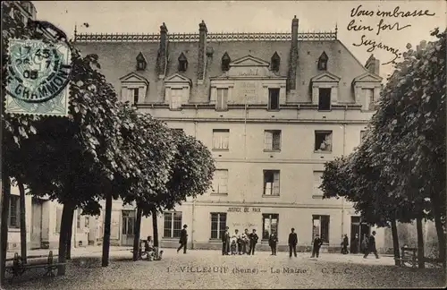 Ak Villejuif Val de Marne, La Mairie