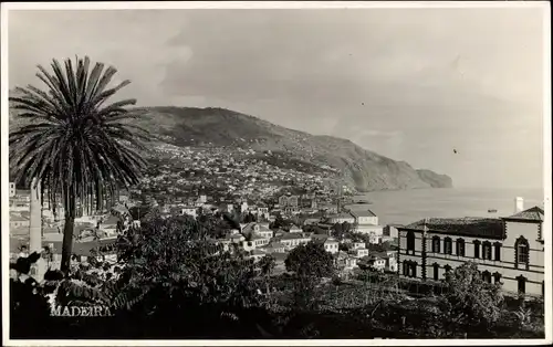 Ak Insel Madeira Portugal, Teilansicht der Stadt